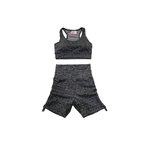 Conjunto Top y Short Jaspeado 2