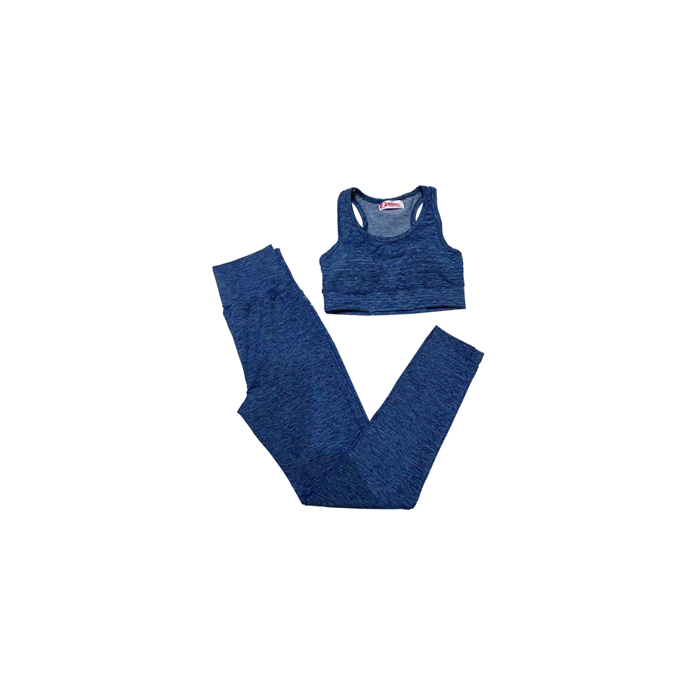 Set Deportivo Top y Leggins Jaspeado