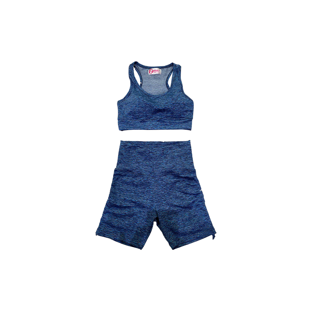 Conjunto Top y Short Jaspeado