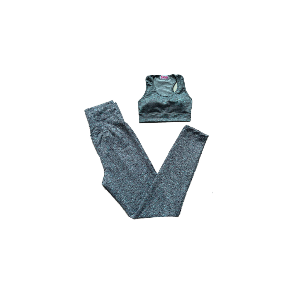 Set Deportivo Top y Leggins Jaspeado