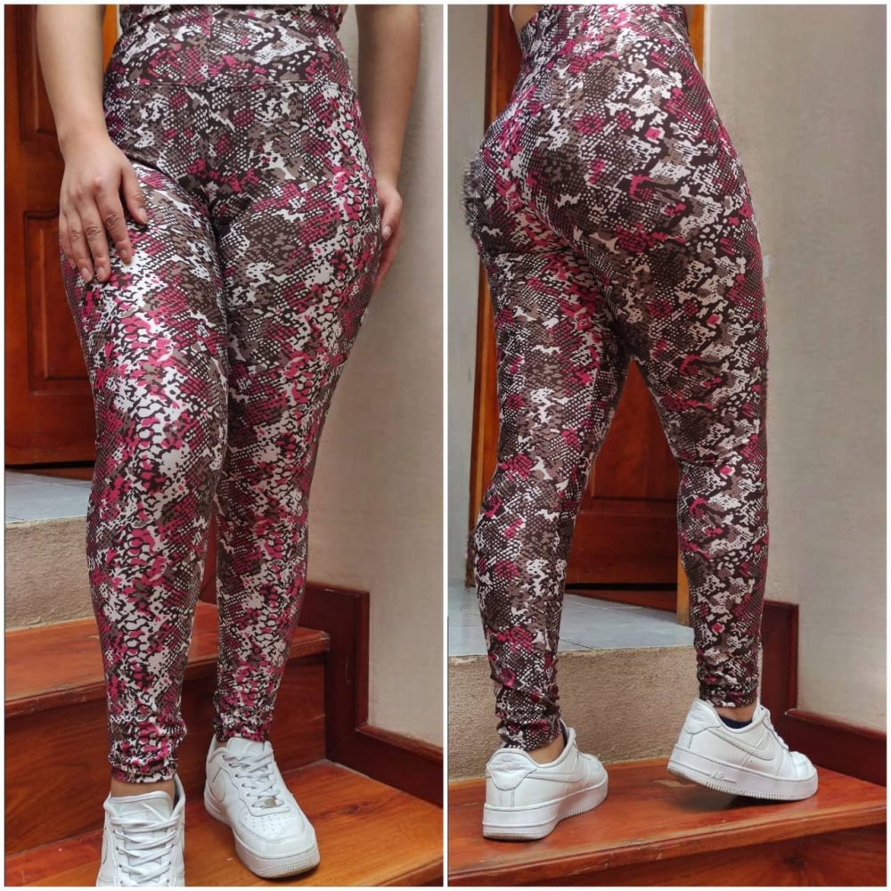 Leggin Deportiva Estampada + Control...