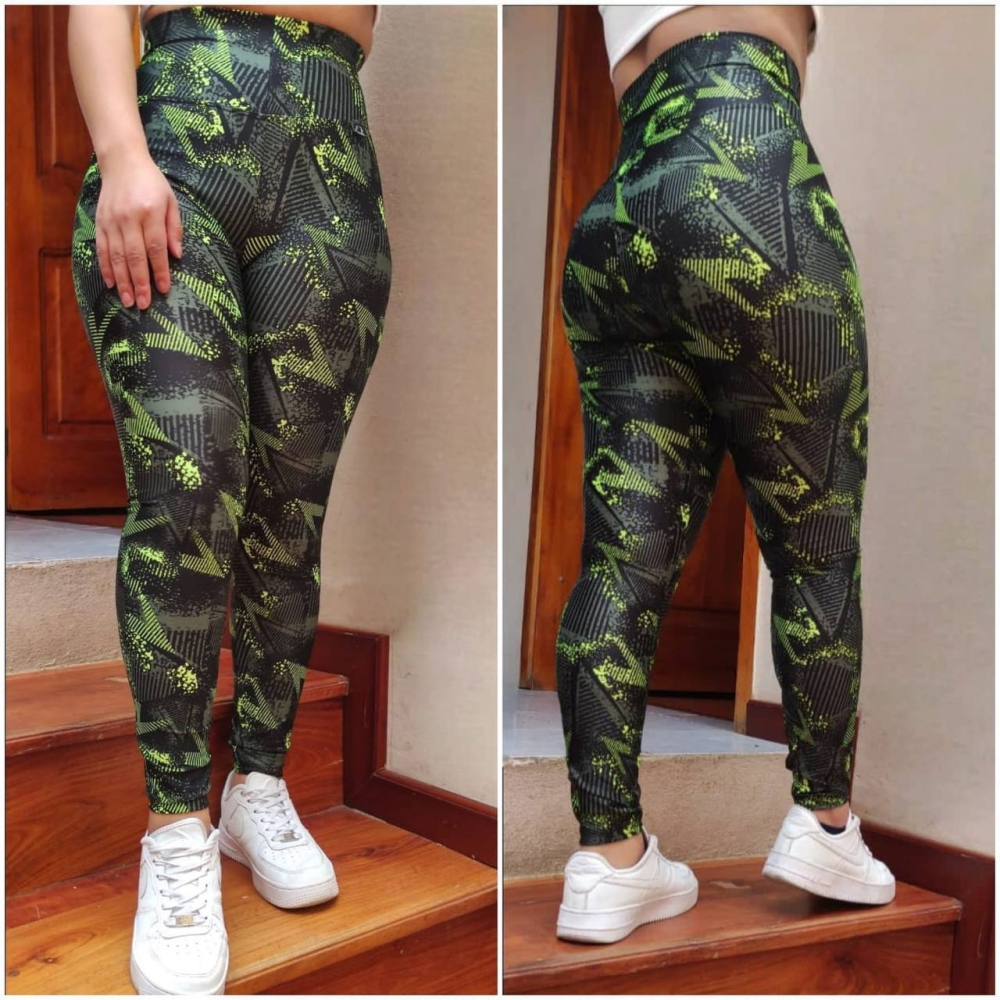 Leggin Deportiva Estampada + Control...