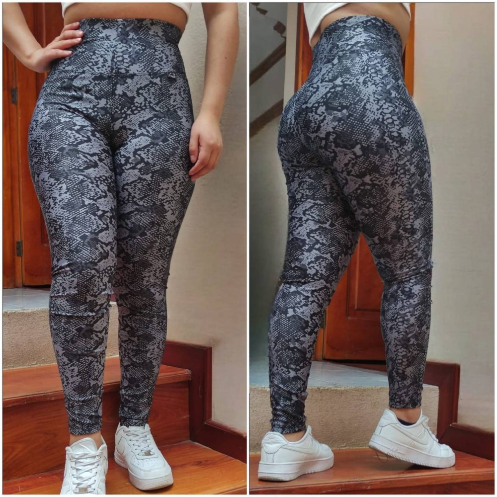 Leggin Deportiva Estampada + Control...