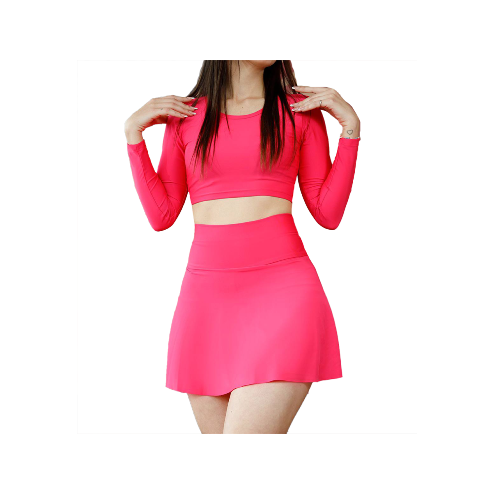 Buzo y falda short
