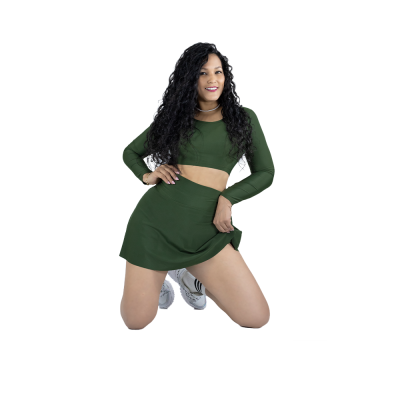 Buzo y falda short