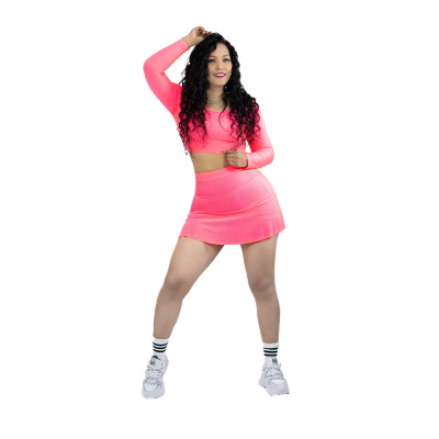 Buzo y falda short