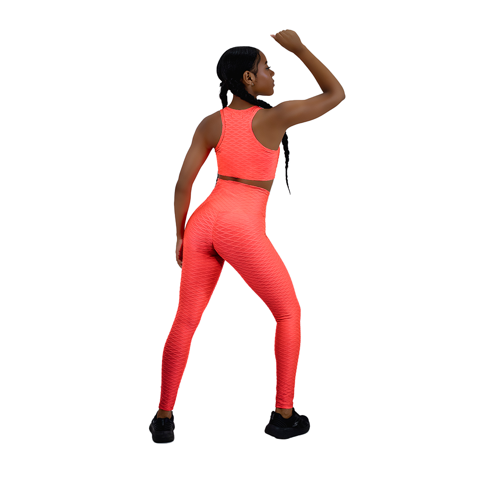 Leggin Texturizada Push Up + Top con...