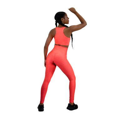 Leggin Texturizada Push Up + Top con Copa
