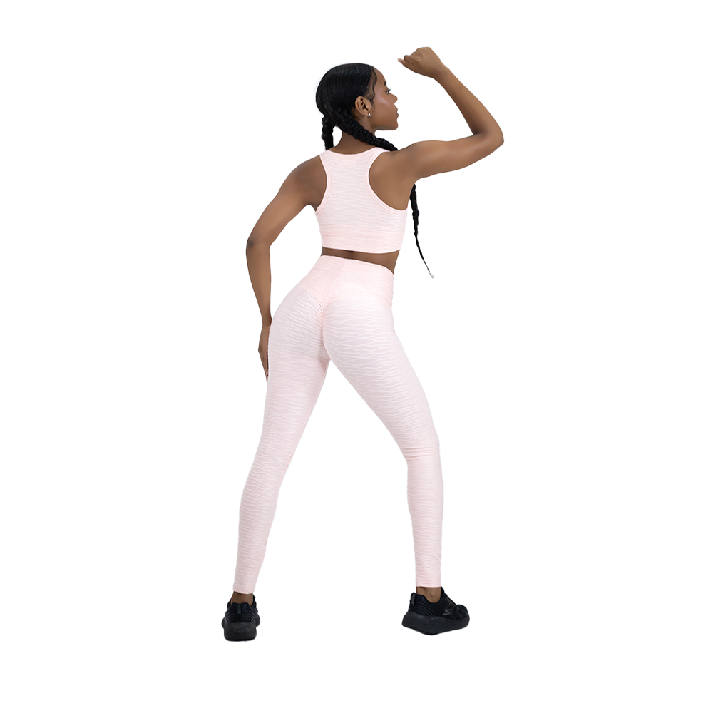 Leggin Texturizada Push Up + Top con...