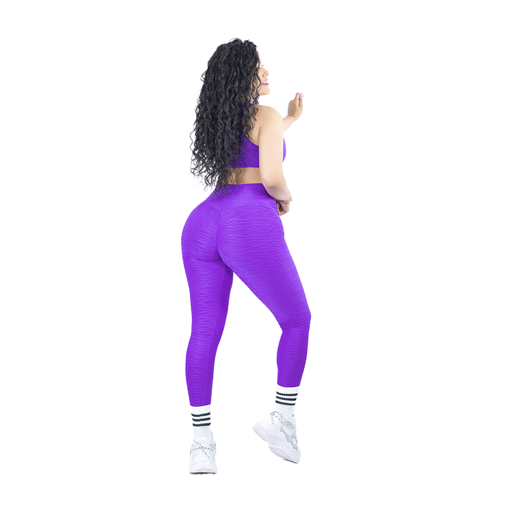 Leggin Texturizada Push Up + Top con...