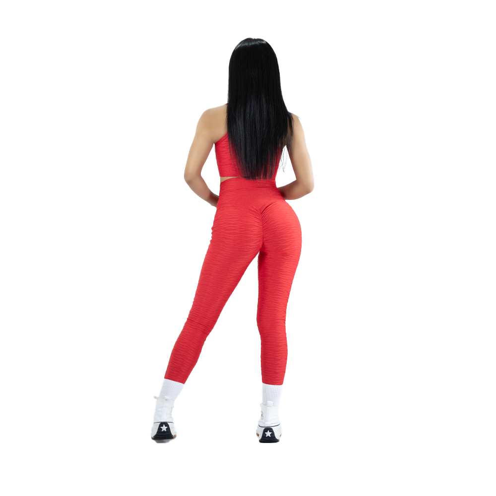 Leggin Texturizada Push Up + Top con...