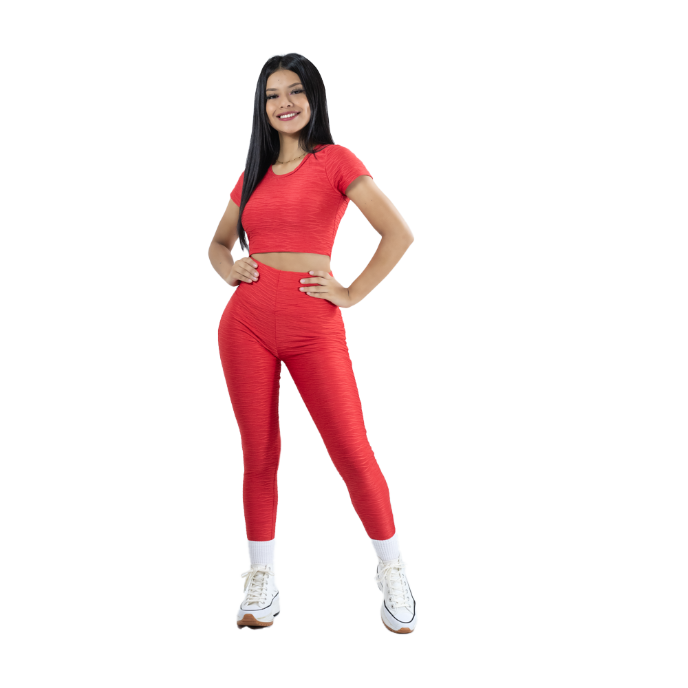 Leggin Texturizado Control de Abdomen...